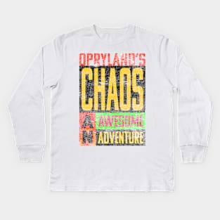 Opryland's CHAOS | An Awesome Adventure Kids Long Sleeve T-Shirt